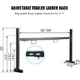thumbnail image 3 of Adjustable Roof Ladder Racks Trailer Ladder Racks Fit for Enclosed Trailers Cargo Vans Trucks Pack, 3 of 7