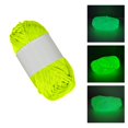thumbnail image 4 of Hilo luminoso de poliéster de 2 mm y 50 g para tejer y hacer ganchillo. Amarillo, 4 of 7