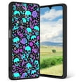 thumbnail image 1 of Horror-Black-Witchy-Neon-Skulls-9 Phone Case, Degined for Samsung Galaxy A42 Case Men Women, Flexible Silicone Shockproof Case for Samsung Galaxy A42, 1 of 1