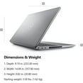 thumbnail image 6 of Dell Latitude 5550 Business AI Laptop, 15.6" FHD Computer, Intel 12-Core Ultra 7 155U (Beat i7-1355U), Intel Arc, 32GB DDR5 RAM, 1TB PCIe SSD, WiFi 6, Backlit KB, Fingerprint Reader, Windows 11 Pro, 6 of 7