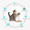 thumbnail image 4 of Plateau Tournant en Bois Massif pour Nourriture de Chat, Ressort Automatique pour Collation, 4 of 5
