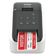 Brother QL-810W 2.4 Ultra-fast Direct Thermal Label Printer, USB, Wireless (b/g/n), WirelessDirect, Auto Cutter - White/Black