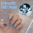 thumbnail image 2 of Mermaid Diamond Gradual Change Large Sequin Nail Glittering Decora D2 Patch R8B9, 2 of 9