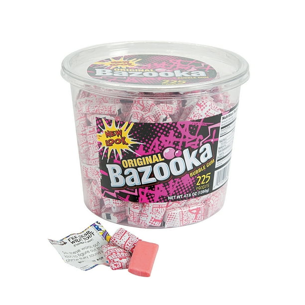 Bazooka Gum Tub (225Pc) Edibles 225 Pieces
