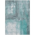thumbnail image 2 of Addison Rugs Chantille Indoor/Outdoor Transitional Abstract Teal Washable Rectangle Rug, 10' x 14', 2 of 6