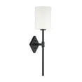 thumbnail image 2 of Matte Black One Light Wall Sconce from the Destin Collection, 2 of 5