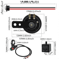thumbnail image 2 of Universal Turn Signal Light LED Kit with Horn Turn Signal Headlight Horn 3-Pin Relay for ATV UTV, 2 of 9