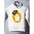 thumbnail image 3 of Cute Ghost Doodle. Hoodie Toddler -Image by Shutterstock,  4 Toddler, 3 of 4