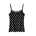 thumbnail image 6 of Heisall Womens Tank Tops Sleeveless Round Neck Polka Dot Print Cami Tops, 6 of 6