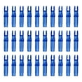 thumbnail image 1 of Uxcell Archery Arrows Nocks 6.2mm, Plastic Insert Arrow Nock Replacement Arrow Tails for Shooting Compound Recurve Transparent Blue, 1 of 7