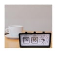 thumbnail image 4 of Manual Page Turning Alarm Clock Digital Clock Square Versatile Alarm Clock Study Calendar Fashion C, 4 of 5