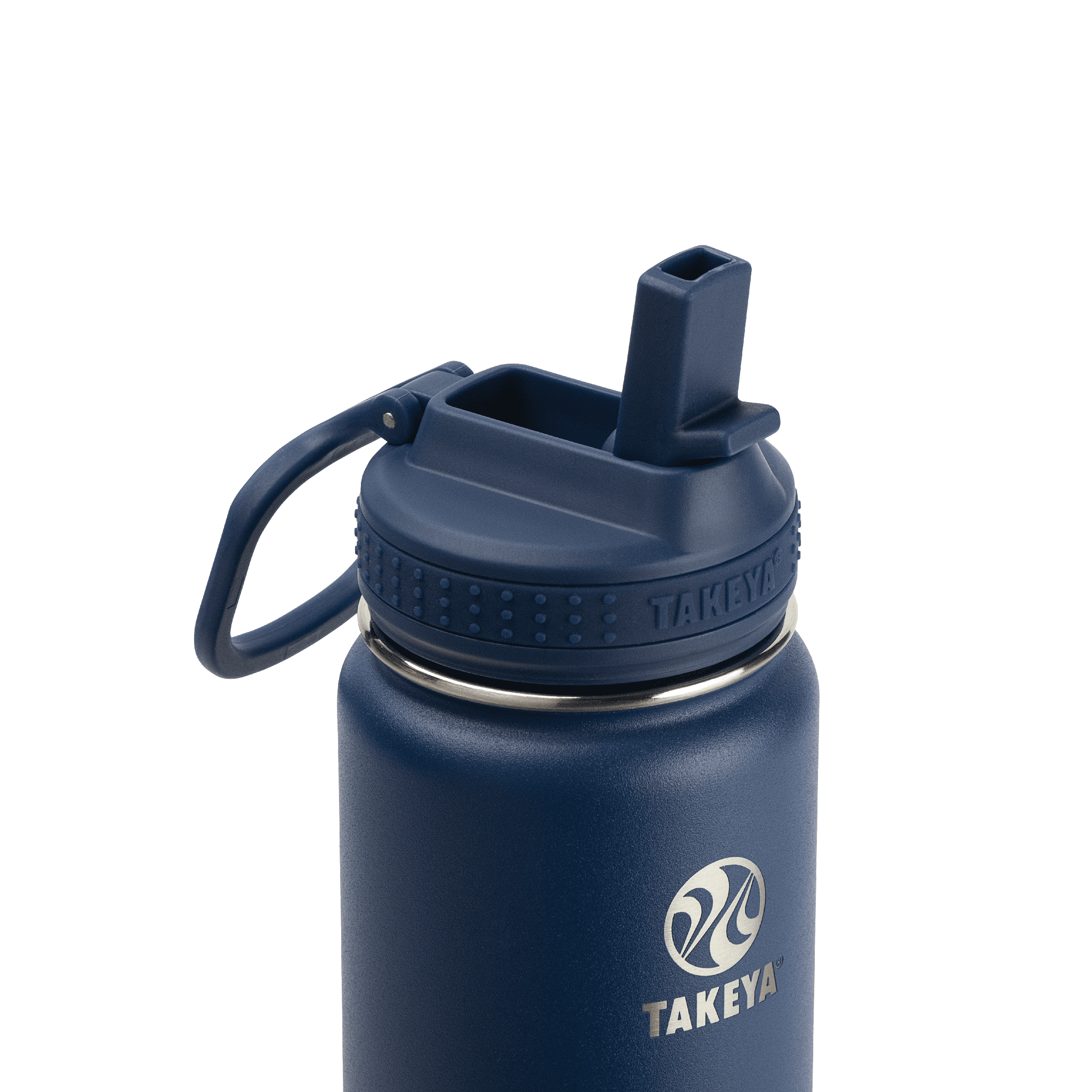 Takeya 32oz Actives Insulated Stainless Steel Water Bottle with Spout Lid -  Navy