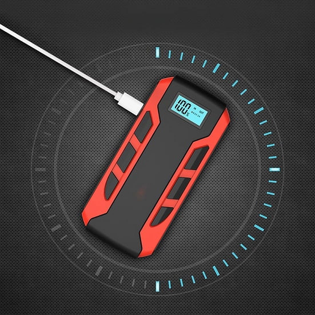 Alpha Digital 800A Portable Car Jump Starter 10,000mAh 6.0L Gas/3.0L Diesel
