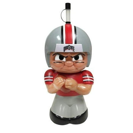 Party Animal NCAA Big Sip, 3D Football Player Shaped Water Bottle, 16oz Ohio State (Best Ohio State Football Players)