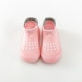 thumbnail image 6 of TAIAOJING Toddler Baby Sock Shoes Baby Walking Shoes Non- Breathable Slippers With Soft Rubber Sole Baby Boys Girls Sneakers Cozy Footwear 19-24 Months, 6 of 7