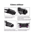 thumbnail image 4 of Candado De Cable Candado Cadena Seguridad Para Bici O Moto Nnegro, 4 of 5