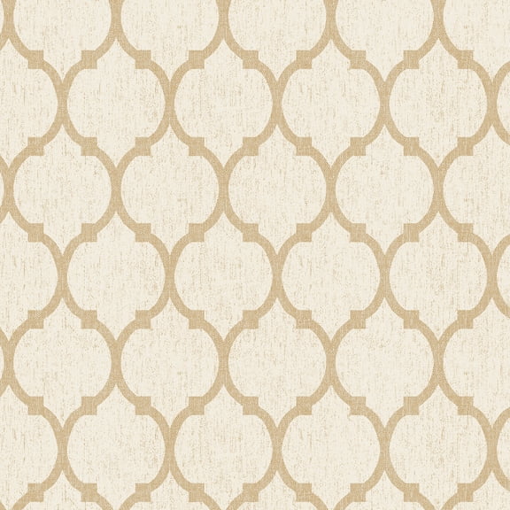 SUSSEXHOME 177.59 Square Feet Non-Woven Removable Wallpaper - Waterproof, Strippable, Light Resistance & Cleanable Wall Paper Roll-Four Seasons Collection-Moroccan