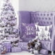 thumbnail image 2 of Lanpn Christmas Cushion Covers 50x50 Set of 4, Decorative Xmas Throw Covers Pillow Cases 20x20 for Home Bedroom Room Holiday Couch Decor Decorations(W, 2 of 5