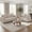 Beige, variant on Puremind 2 Piece Sofa Set for Living Room, 3 Seater Sofa and Loveseat Set, Living Room Furniture Sets, Dark Gray