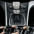 thumbnail image 6 of CAR GRAND 11 PCS Bling Car Accessories for Women, Sparkly Rhinestone Diamond Steering Wheel Cover, Bling Seat Belt Cushion, Glitter Shift Knob Cover, Car Cup Holder Coaster, Cute Interior Sets Silver, 6 of 6