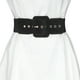 thumbnail image 3 of Hebillas para cinturón de mujer, hebillas de moda O Belts, cinturones de cuero Werforu para mujer. Negro, 3 of 7