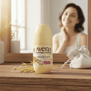 Avena Roll-On Deodorant, 100% Natural Oat, Unisex, Long-Lasting, 2.5 Fl oz. Bottle