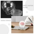 thumbnail image 3 of FELTECHELECTR DIY Snow Globe Craft Clear Design For Holiday Decorations 7Pcs 4 Inches, 3 of 5