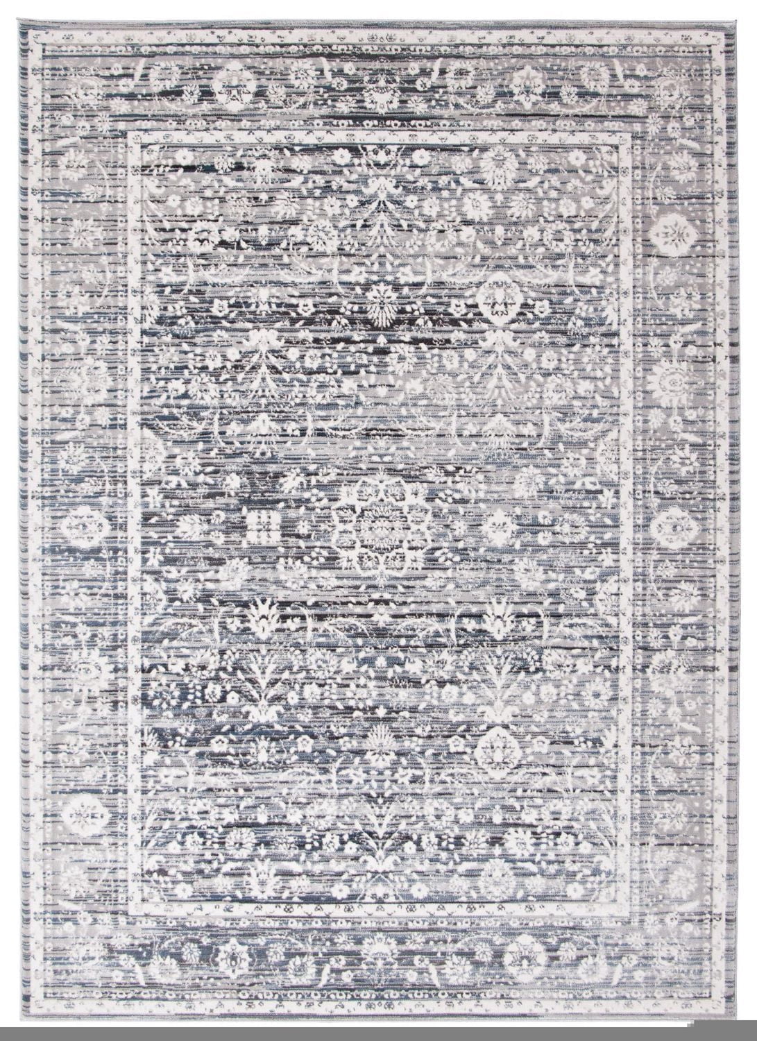 ECARPET Layla Cream, Grey Rug