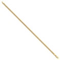 thumbnail image 2 of 14K Yellow Gold Rope Chain Necklace 3.0 mm Wide Diamond-Cut Double 8 inch 3, 2 of 6