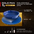 thumbnail image 2 of Kit de batea para oro XP Metal Detectors de 50 cm, azul, con accesorios, 2 of 5