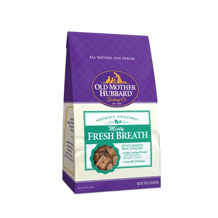 Mother's Solution Minty Fresh Breath Dog Treats Size 20 oz by Old Mother