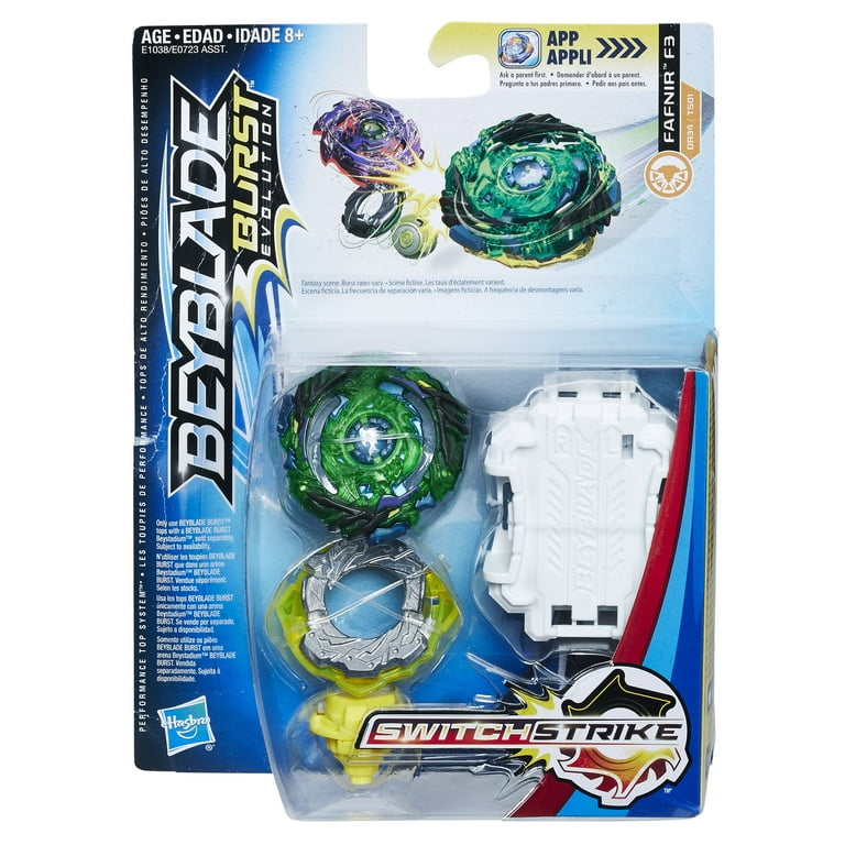 Beyblade Burst SwitchStrike Fafnir F3 Left-Spin Battling Top with - Main Image