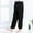 Black, variant on IFNND Kids' Breathable Quick-Dry Pants with Elastic Waist Anti-Mosquito Long Pants, Skin-Friendly for Active Boys & Girls