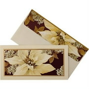 DaySpring Yellow Poinsettia Christmas Card