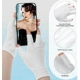 thumbnail image 6 of Duslogis 12 Pairs Black Fingerless Gloves for Women, Cotton Gloves for Dry Hands Sleeping, Fingerless Cotton Gloves Eczema for Sleeping, Overnight, Lotion & Spa Treatment Glove, 6 of 7