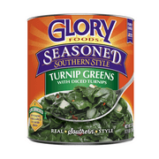 Glory Foods Seasoned Turnip Greens with Turnips, 27 oz Can