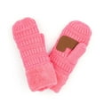 thumbnail image 3 of CC Brand Sherpa Lined Mittens Unisex Winter Accessories Mustard, 3 of 6