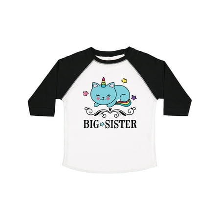 

Inktastic Big Sister Unicorn Gift Toddler Toddler Girl T-Shirt