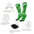 thumbnail image 3 of Xecao Bamboo Pattern Adult Stockings with Color-Block Design and 3D Print, Breathable Comfortable Hosiery for Daily Wear and Sports, 3 of 6