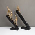thumbnail image 4 of Escultura decorativa de figuras creativas, figuras de acción abstractas, decoraciones de escritorio, adornos de escritorio, 4 of 5