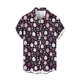 thumbnail image 2 of Blusa y camisa de manga corta con cuello vuelto para hombre, camisa informal de moda para hombre, camisa de manga corta con cuello vuelto, camisa de verano con botones, blusa de poliéster para hombre, 2 of 4