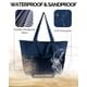 thumbnail image 3 of Bolsa de Playa HOMESPON Impermeable, Resistente a la Arena, Plegable, Azul Marino, 3 of 7