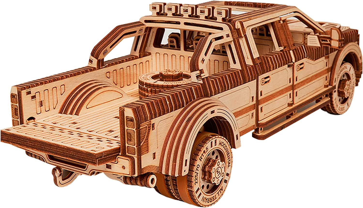 Wood Trick Pickup Truck Model Kit - 3D Wooden Puzzle