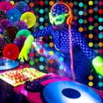 thumbnail image 2 of Artículos de fiesta Skylety Glow in the Dark Neon con globos, 2 of 7