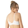 thumbnail image 2 of Hanes Womens Wireless Bra, Smooth Comfort Full Coverage Bra, Foam Cups, Convertible Bra Straps, 2 of 11