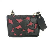 Betsey Johnson Bachelor of Fine Hearts Crossbody, Black