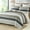 light gray/brown/black, variant on Bedduvit 100% Cotton Queen Size Quilt Set, Light Gray Brown Black Striped Lightweight Fall Queen Quilt Bedspread, Modern Breathable Comforter Bedding Set for All Season, 3-Piece (Grey, 98"x90")