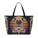 thumbnail image 2 of Fotbe Pug dog Yoga Bolsa de Viaje para Playa - Resistente al Agua, Bolsa Tote de Gran Capacidad y Ligera con 7 Bolsillos para Mujeres y Hombres, 2 of 7