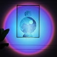 thumbnail image 2 of Tsrarey Sunset Projection Lamp, 180 Degree Rotation Rainbow Projection Lamp Led Light, Romantic Visual HD Crystal Lens Sunset Night Light Projector for Party Bedroom Decor (Rainbow), 2 of 4