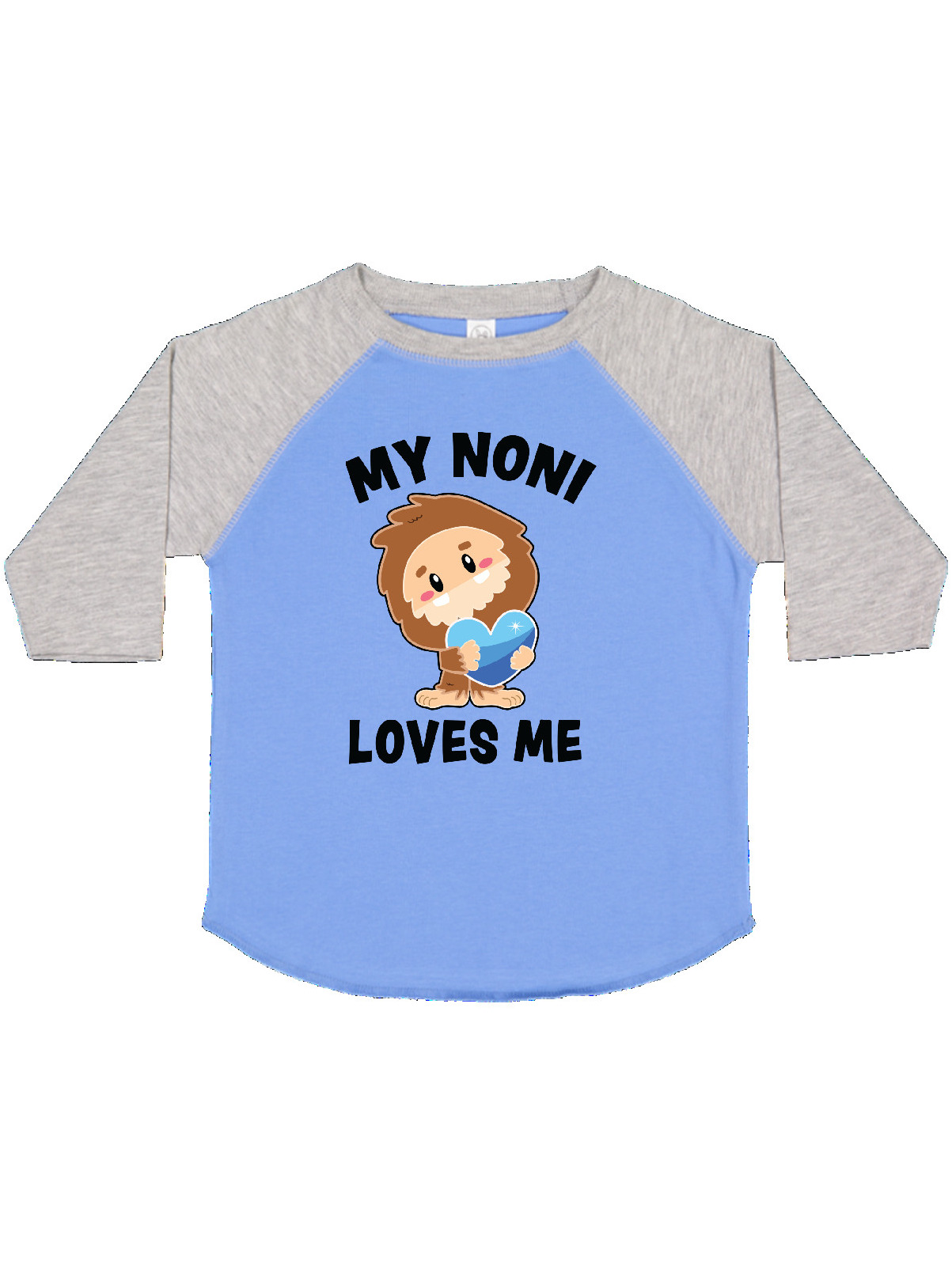 inktastic My Noni Loves Me with Bigfoot Toddler T-Shirt